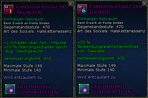 Seefahrer: Klassen-Essenz: Halskette 