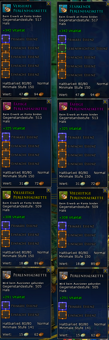 Goldschmied Multi-Output Halskette