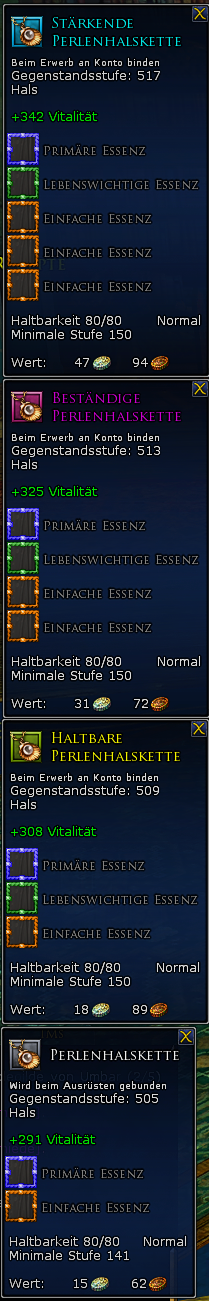 Goldschmied Single-Output Halskette