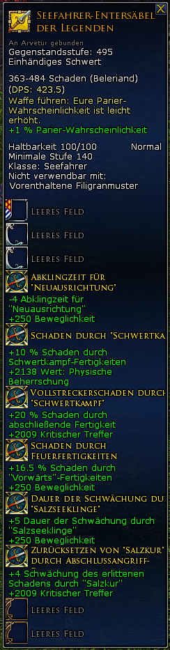 Seefahrer Shantyrufer: Entermesser