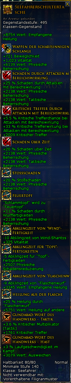 Seefahrer Shantyrufer: Schultertasche Blau-Rot